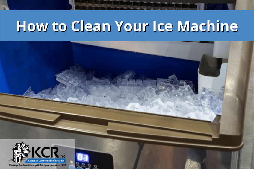 Clean An Under Counter Ice Maker Ice Machine! 