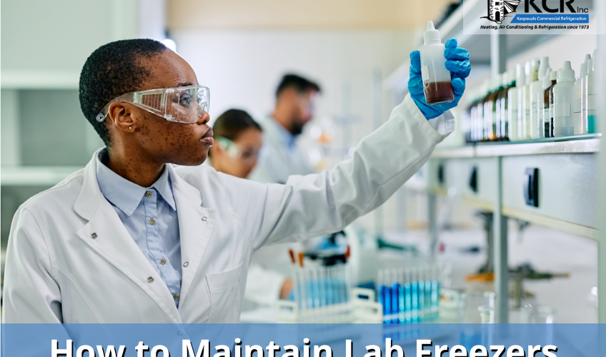 How to Maintain Scientific, Biotech, and Pharmaceutical Lab Freezers - KCR Inc. - commercial refrigeration, commercial cooler, industrial freezer repair, emergency freezer maintenance, walk-in cooler repair